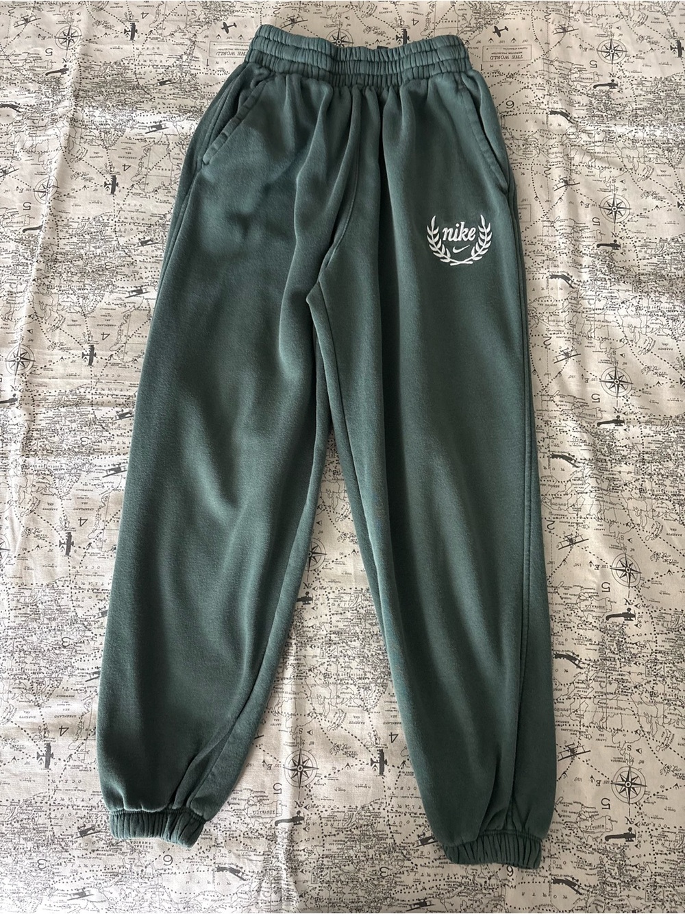 Nike Teal Green Fleece Joggers for Kids